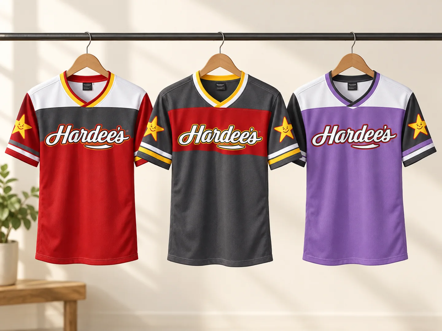 Hardee’s jersey colourways